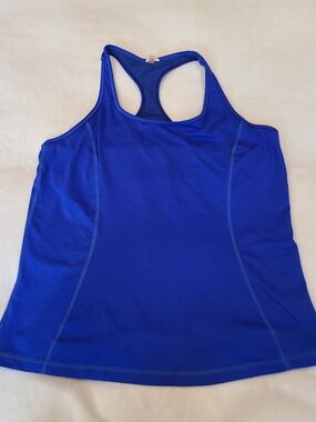 Calvin Klein Performance Royal Blue Racerback Tank Top